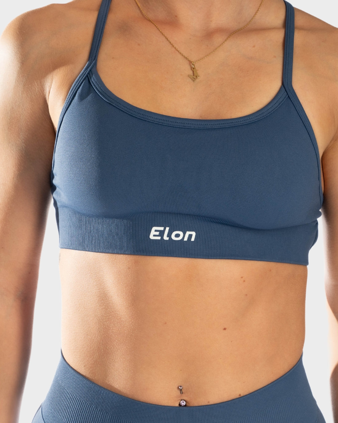 Muse Sports Bra Grey Blue