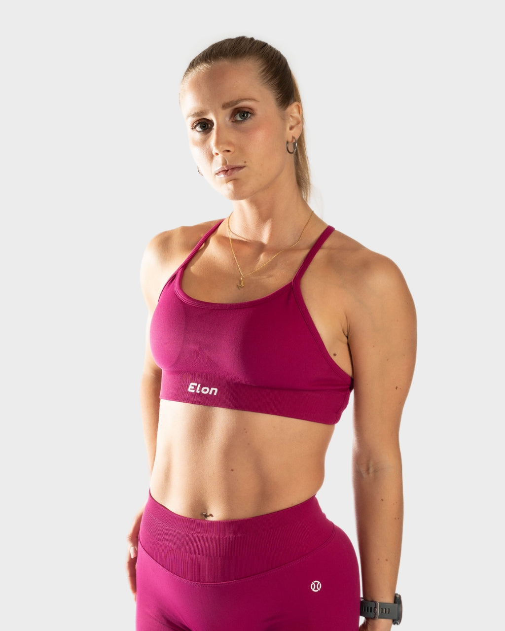Muse Sports Bra Mediumvioletred