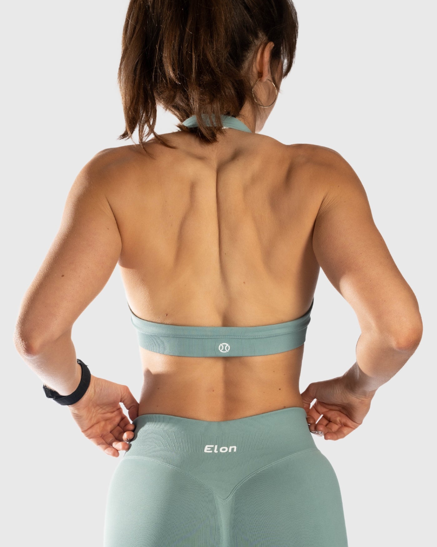 Aura Sports Bra Reef Green
