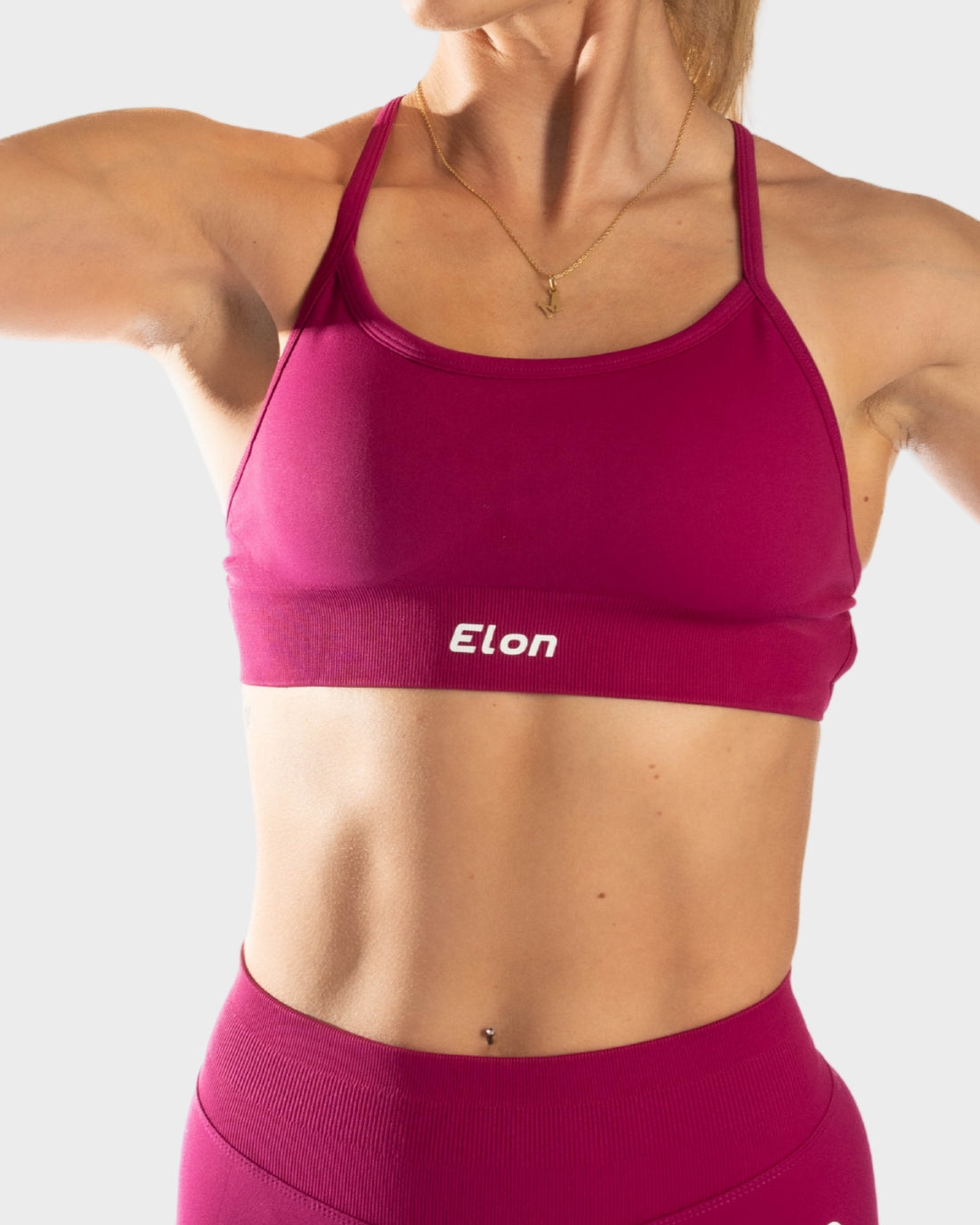 Muse Sports Bra Mediumvioletred
